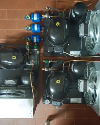 3 motocondensatori motori frigo uso commerciale