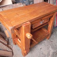 Banco da Falegname in pino massiccio Vintage