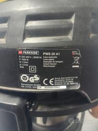 aspirapolvere e lava tappezzeria parkside 