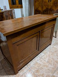 cassapanca legno chiaro