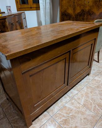 cassapanca legno chiaro