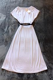 Abito lungo bianco estivo