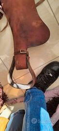 Sella per cavalli in pelle