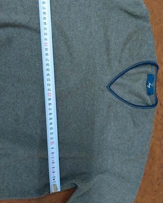 maglione fay scollo a v tg.48 marrone
