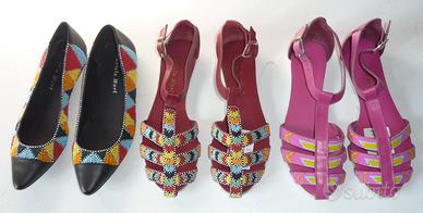 Ballerine Sandali di Daniela Mori Tg 37 nuove
