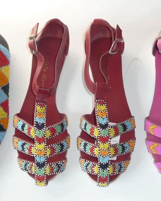 Ballerine Sandali di Daniela Mori Tg 37 nuove
