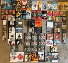 Lotto VHS-CD-DVD-cassette anni 50-60-70-80-90