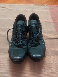 scarpe trekking Salomon blu nuove