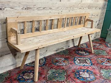 Panca reclinabile in abete