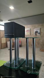 Supporti in vetro e alluminio