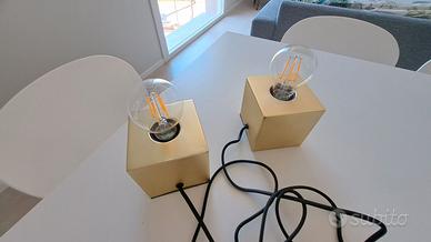 Coppia lampade da tavolo touch