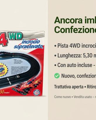 pista 4WD Globo Incrocio Sopraelevato 5,30m NUOVA 