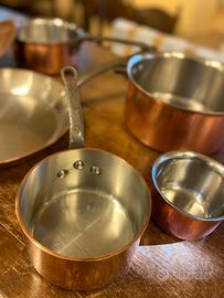 Batteria pentole in rame / inox