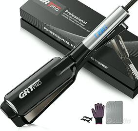 Piastra Capelli Professionale Larga 55mm, 50-230°C