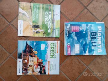 Libri scuola media "Pianeta blu e Generazion gren"