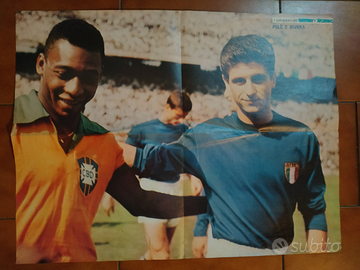 Poster Rivera e Pelé - guerin sportivo