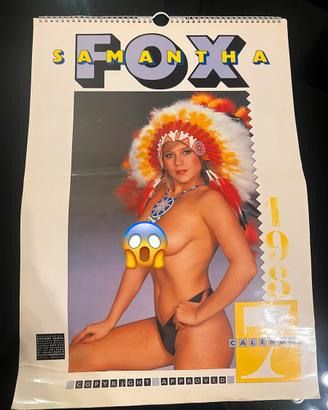 Calendario Originale Samantha Fox 1987 - Completo