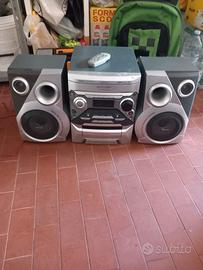 Radio cd e cassette