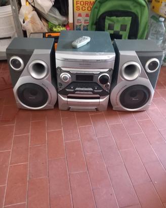 Radio cd e cassette
