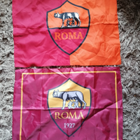 AS ROMA foulard sciarpa bandiera calcio