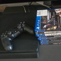 PlayStation4 slim con controller piu 12 giochi