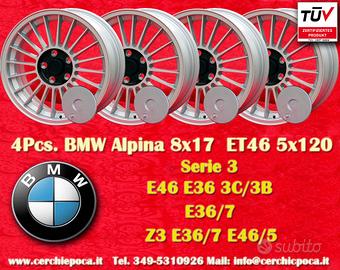 4 pz. cerchi BMW Alpina 8x17 ET46 3 E36 E46