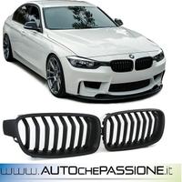 Coppia griglie nero opache BMW F30