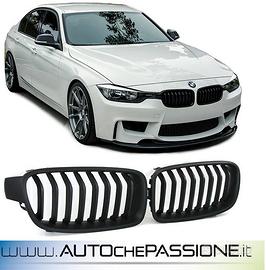 Coppia griglie nero opache BMW F30