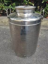 bidone inox per olio 50L