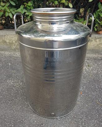 bidone inox per olio 50L