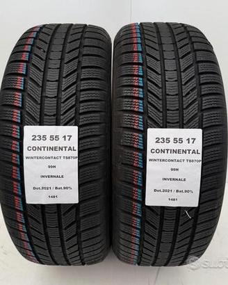 2 gomme 235 55 17 continental a1481