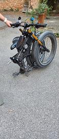 Mountain bike elettrica pieghevole