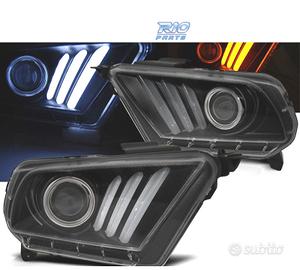 FARI FORD MUSTANG 10-14 LED DINAMICI NERO