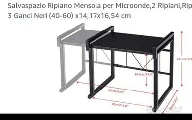 Mensola allungabile per microonde - Arredamento e Casalinghi In vendita a  Reggio Emilia