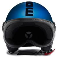 Casco momo design moto demi jet fgtr classic blu o