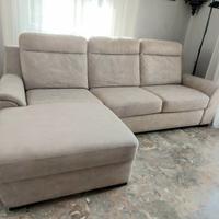 Divano Dondi 3 posti con chaise longue