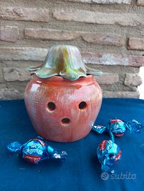 Lanterna Zucca portacandela e  carameeelle