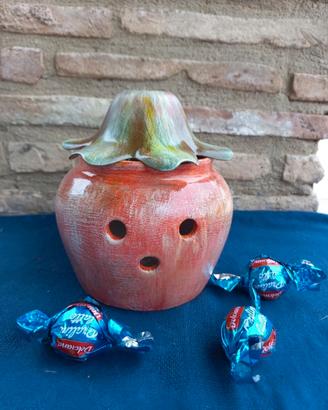 Lanterna Zucca portacandela e  carameeelle