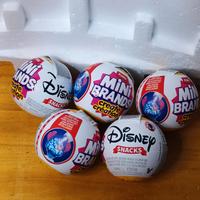 set 5 pezzi blinbox ZURU Disney Snack mini create