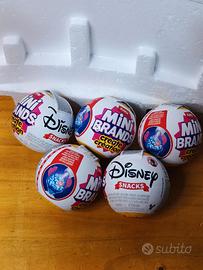 set 5 pezzi blinbox ZURU Disney Snack mini create