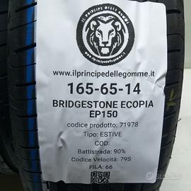 2 GOMME 165 65 14 BRIDGESTONE A71978
