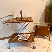 Carrello bar porta vivande vintage
