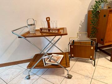 Carrello bar porta vivande vintage