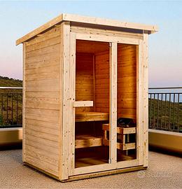 SAUNA 2.5 KW NUOVA DA CASA