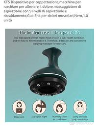 Massaggiatore coppettazione guadha cellulite