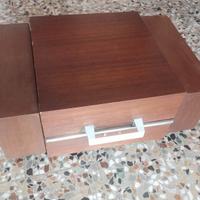 giradischi portatile a valigetta Perpetuum anni 50