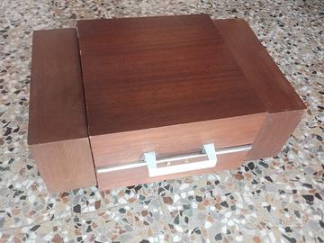 giradischi portatile a valigetta Perpetuum anni 50