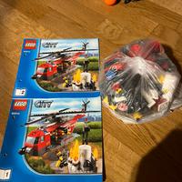 Lego city 60010 l’elicottero dei pompieri