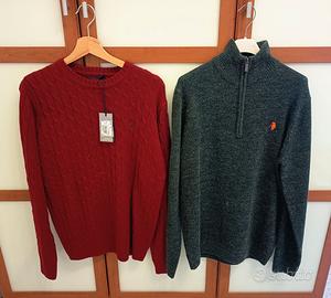 Maglia & Pullover P-Club Taglia. L (Rosso & Verde)