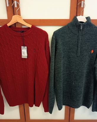 Maglia & Pullover P-Club Taglia. L (Rosso & Verde)